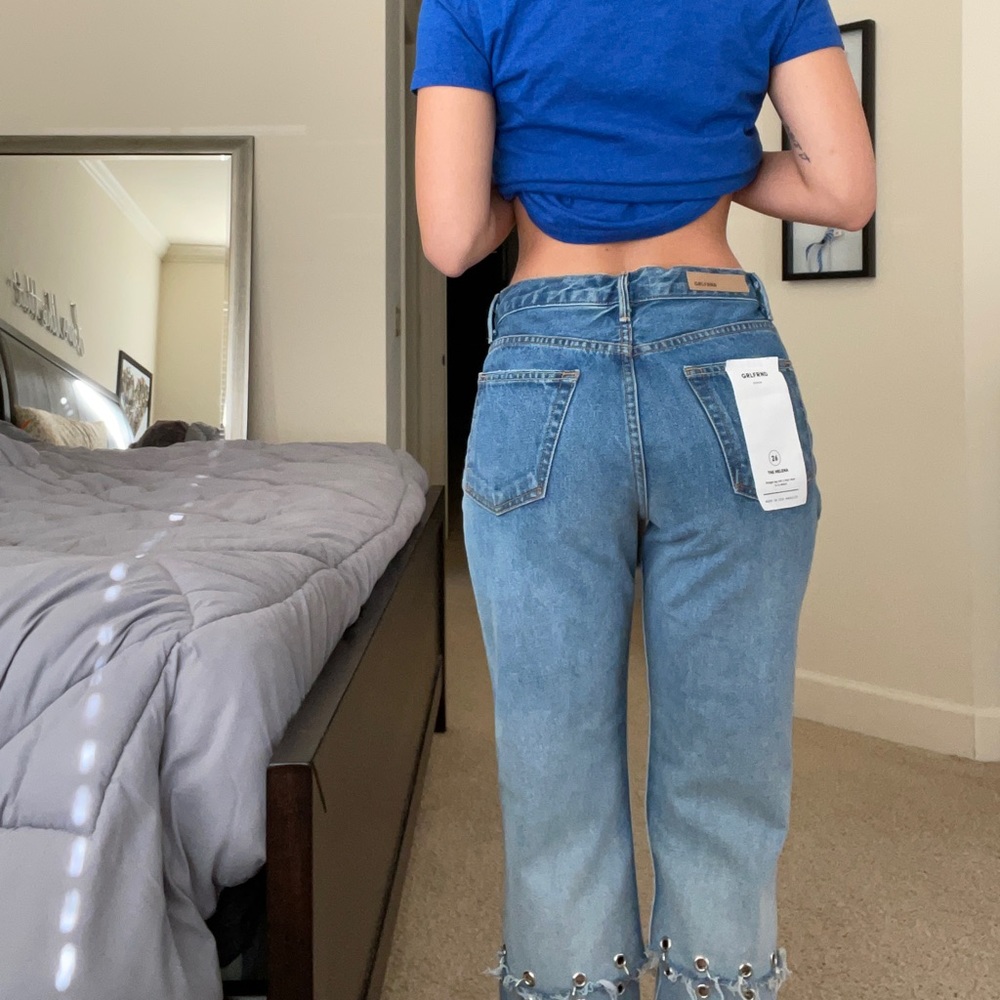 NWT Grlfrnd Helena Pierced Jeans - Picture 10 of 14